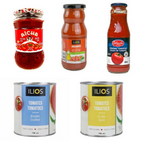 Tomates Et Pâte De Tomate En Conserve