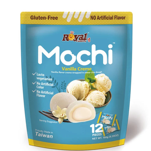 ROYAL FAMILY Vanilla Crème Mochi 180g