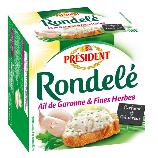Rondelé Ail De Garonne Et Herbes 125g