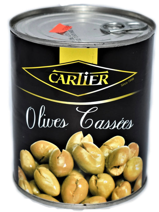 Olives vertes cassées