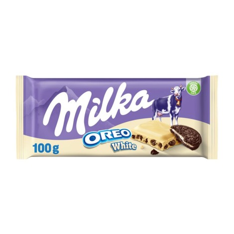 Milka Oreo Blanc 100g / Milka Oreo White 100g – Le Pro 1600