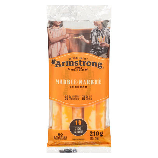 Bâtonnets de cheddar marbré - 210 g